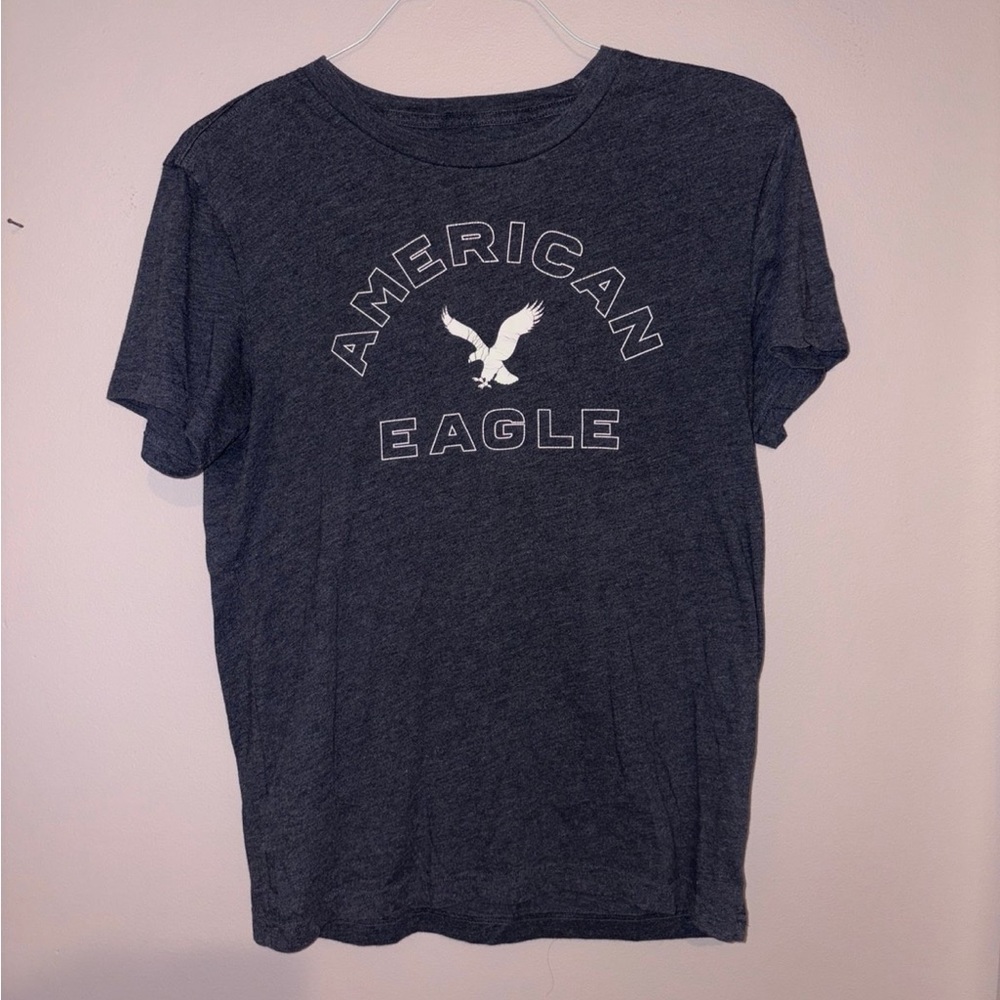 American Eagle Charcoal Graphic Tee
